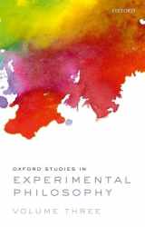 9780198852407-0198852401-Oxford Studies in Experimental Philosophy Volume 3