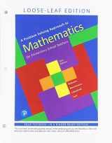 9780135184172-0135184177-Problem Solving Approach to Mathematics for Elementary School Teachers, A