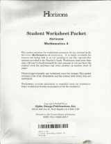 9781580959957-1580959954-Student Worksheet Packet (Horizons Mathematics, 4)