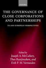 9780199264353-019926435X-The Governance of Close Corporations and Partnerships: US and European Perspectives