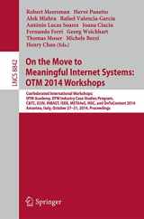 9783662455494-3662455498-On the Move to Meaningful Internet Systems: OTM 2014 Workshops: Confederated International Workshops: OTM Academy, OTM Industry Case Studies Program, ... (Lecture Notes in Computer Science, 8842)