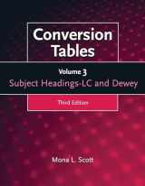 9781591583479-1591583470-Conversion Tables: Volume Three, Subject Headings LC and Dewey