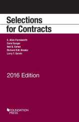 9781634602952-1634602951-Selections for Contracts: 2016 Edition (Selected Statutes)