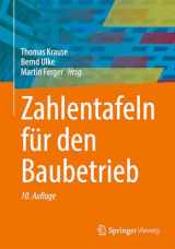9783658413293-3658413298-Zahlentafeln für den Baubetrieb (German Edition)
