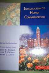 9780495840862-0495840866-Introduction to Human Communication (COMM 150)