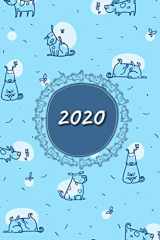 9781699622018-1699622019-2020: My personal organizer 2020 with Cute Animal Dog Design | personal organizer 2020 | weekly calendar 2020 | monthly calendar for 2020 in hand pocket size
