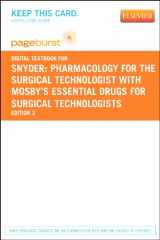 9781455735891-1455735892-Pharmacology for the Surgical Technologist with Mosby's Essential Drugs for Surgical Technologists - Elsevier eBook on VitalSource (Retail Access Card)