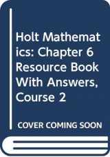 9780030783029-003078302X-Holt Mathematics: Chapter 6 Resource Book With Answers, Course 2