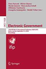 9783319986890-3319986899-Electronic Government: 17th IFIP WG 8.5 International Conference, EGOV 2018, Krems, Austria, September 3-5, 2018, Proceedings (Information Systems and Applications, incl. Internet/Web, and HCI)