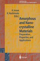 9783642086649-3642086640-Amorphous and Nanocrystalline Materials: Preparation, Properties, and Applications (Advances in Materials Research, 3)