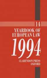 9780198257820-0198257821-Yearbook of European Law: Volume 14: 1994 (Yearbook of European Law, 1994)
