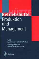 9783540593607-3540593608-Produktion und Management »Betriebshütte« (German Edition)