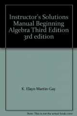 9780130872081-0130872083-Instructor's Solutions Manual Beginning Algebra Third Edition 3rd edition