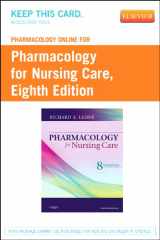 9781455725465-1455725463-Pharmacology Online for Pharmacology for Nursing Care (Retail Access Card)