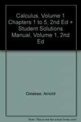 9780618331215-0618331212-Calculus, Volume 1 Chapters 1 to 5, 2nd Ed + Student Solutions Manual, Volume 1, 2nd Ed