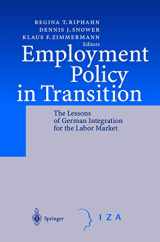 9783540411666-3540411666-Employment Policy in Transition: The Lessons of German Integration for the Labor Market