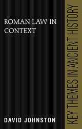 9780521630467-0521630460-Roman Law in Context (Key Themes in Ancient History)