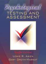 9780205457427-0205457428-Psychological Testing and Assessment (12th Edition)