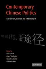 9780521155762-0521155762-Contemporary Chinese Politics: New Sources, Methods, and Field Strategies