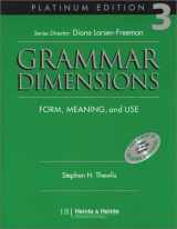 9780838402771-0838402771-Grammar Dimensions 3, Platinum Edition: Form, Meaning, and Use