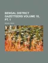 9781130452846-1130452840-Bengal district gazetteers Volume 10, pt. 1