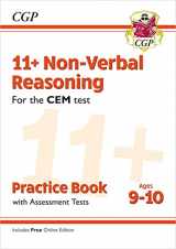 9781789081503-1789081505-New 11+ CEM Non-Verbal Reasoning Practice Book & Assessment Tests - Ages 9-10 (with Online Edition) (CGP 11+ CEM)