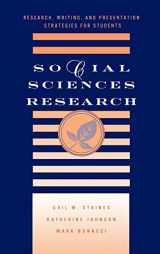 9780810860247-0810860244-Social Sciences Research: Research, Writing, and Presentation Strategies for Students