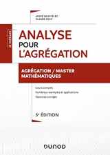 9782100811809-2100811800-Analyse pour l'agrégation - Agrégation/Master Mathématiques- 5e éd.