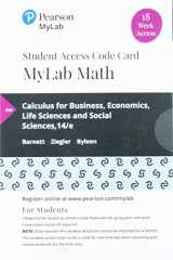 9780135903865-0135903866-Calculus for Business, Economics, Life Sciences, and Social Sciences -- MyLab Math with Pearson eText Access Code