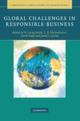 9780521735889-0521735882-Global Challenges in Responsible Business (Cambridge Companions to Management)