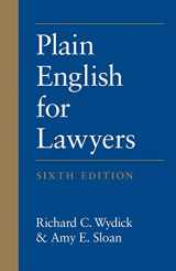 9781531006990-153100699X-Plain English for Lawyers