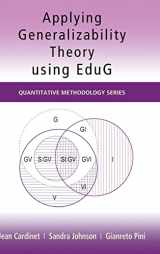 9781848728288-184872828X-Applying Generalizability Theory using EduG (Quantitative Methodology Series)