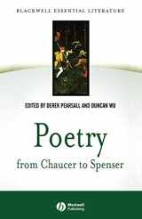 9780631229872-0631229876-Poetry from Chaucer to Spenser: based on "Chaucer to Spenser: An Anthology of Writings in English 1375 - 1575"