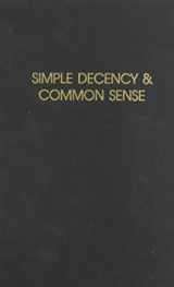 9780253348951-0253348951-Simple Decency and Common Sense: The Southern Conference Movement, 1938–1963 (Blacks in the Diaspora)