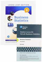9780135268681-0135268680-Business Statistics, Loose-Leaf Edition Plus MyLab Statistics with pearson eText -- 24 Month Access Card Package