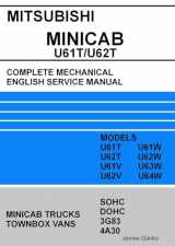 9781300668152-1300668156-Mitsubishi MINICAB/TOWNBOX U61T/U62T Full Mechanical English Service Manual