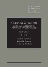 9781628101423-1628101423-Complex Litigation: Cases and Materials on Advanced Civil Procedure (American Casebook Series)