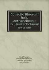 9785519097345-5519097348-Collectio librorum iuris anteiustiniani: in usum scholarum Tomus alter (Latin Edition)
