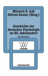 9783531221281-3531221280-Geschichte der deutschen Psychologie im 20. Jahrhundert: Ein Überblick (wv studium) (German Edition)