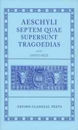 9780198145707-0198145705-Septem Quae Supersunt Tragoedias (Oxford Classical Texts)