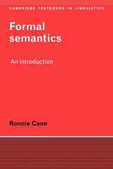 9780521376105-0521376106-Formal Semantics: An Introduction (Cambridge Textbooks in Linguistics)