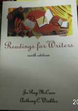 9780155038448-0155038443-READINGS FOR WRITERS, 9E