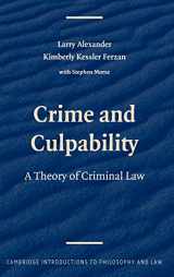 9780521518772-0521518776-Crime and Culpability: A Theory of Criminal Law (Cambridge Introductions to Philosophy and Law)