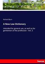 9783348073257-3348073251-A New Law Dictionary: Intended for general use, as well as for gentlemen of the profession - Vol. 2