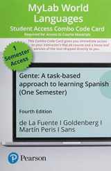 9780136866114-0136866115-Gente: A task-based approach to learning Spanish -- MyLab Spanish with Pearson eText