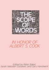 9780820414171-0820414174-The Scope of Words: In Honor of Albert S. Cook