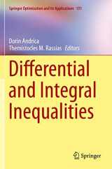 9783030274092-3030274098-Differential and Integral Inequalities (Springer Optimization and Its Applications, 151)