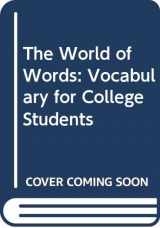 9780395958285-0395958288-The World of Words : Vocabulary for College Students