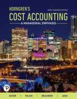 9780136551485-0136551483-Horngren's Cost Accounting: A Managerial Emphasis, Ninth Canadian Edition Plus MyLab Accounting with Pearson eText -- Access Card Package, 9/e