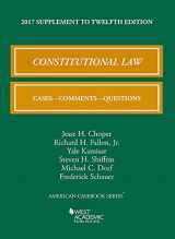 9781683287131-1683287134-Constitutional Law, Cases, Comments, and Questions, 2017 Supplement (American Casebook Series)